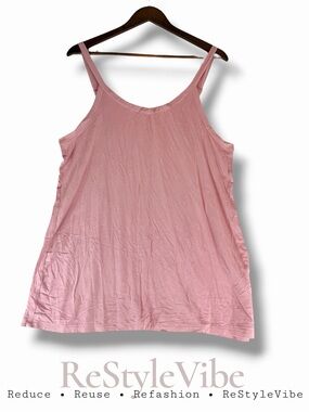 SOFT SURROUNDINGS Women’s Size 1X Top Tank Style Shirt Adjustable Straps Stretch